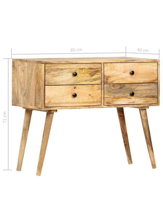 Příborník 85 x 40 x 71 cm masivní mangovníkové dřevo
