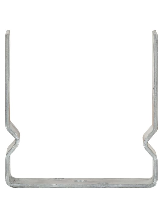 Plotové kotvy 6 ks stříbrné 14 x 6 x 15 cm pozinkovaná ocel