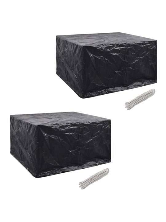 Plachty na zahradní nábytek 2 ks pro 6 osob 8 oček 172 x 113 cm