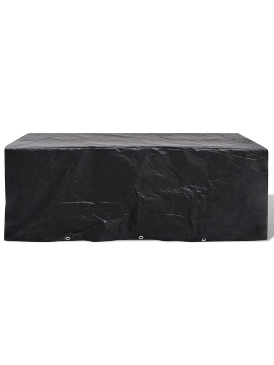 Plachty na zahradní nábytek 2 ks polyratan 10 oček 229 x 113 cm