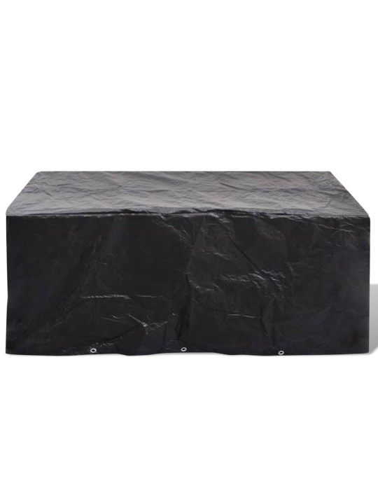 Plachty na zahradní nábytek 2 ks polyratan 10 oček 240 x 140 cm