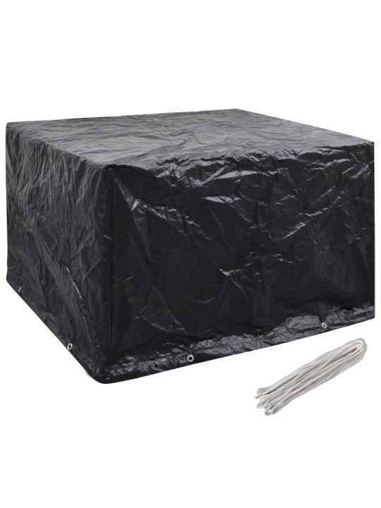 Plachty na zahradní nábytek 2 ks 8 oček 135 x 135 x 90 cm