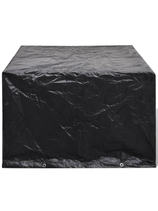 Plachty na zahradní nábytek 2 ks 8 oček 135 x 135 x 90 cm