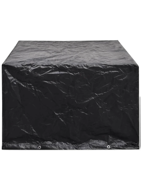 Plachty na zahradní nábytek 2 ks 8 oček 135 x 135 x 90 cm