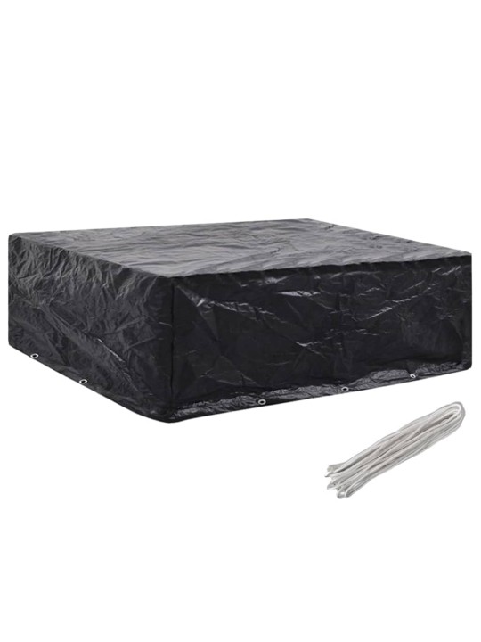 Plachty na zahradní nábytek 2 ks 8 oček 250 x 210 x 90 cm