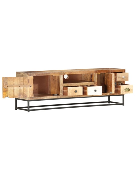 TV stolek 120 x 30 x 40 cm masivní recyklované dřevo