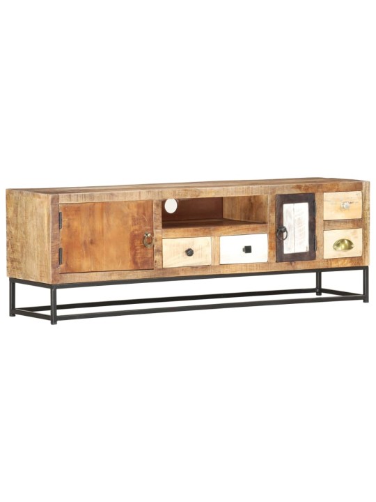 TV stolek 120 x 30 x 40 cm masivní recyklované dřevo