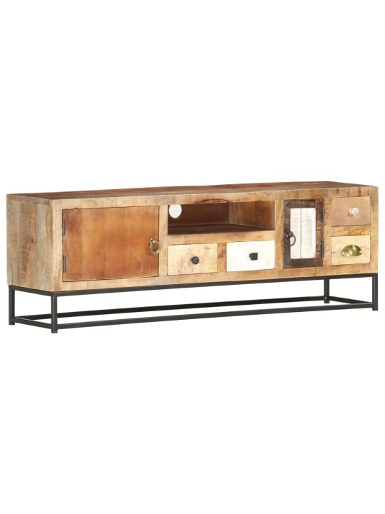 TV stolek 120 x 30 x 40 cm masivní recyklované dřevo