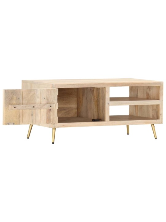 Konferenční stolek 90 x 45 x 40 cm masivní mangovníkové dřevo