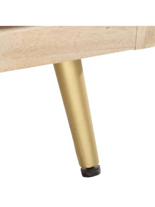 Konferenční stolek 90 x 45 x 40 cm masivní mangovníkové dřevo