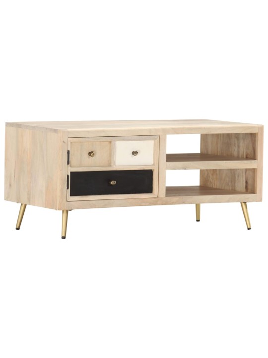 Konferenční stolek 90 x 45 x 40 cm masivní mangovníkové dřevo