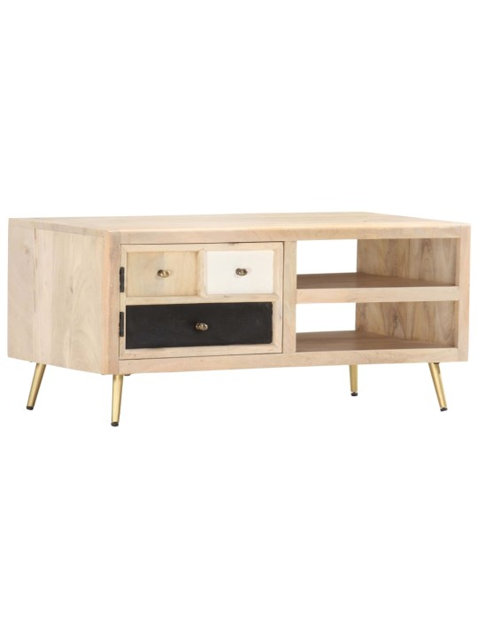 Konferenční stolek 90 x 45 x 40 cm masivní mangovníkové dřevo