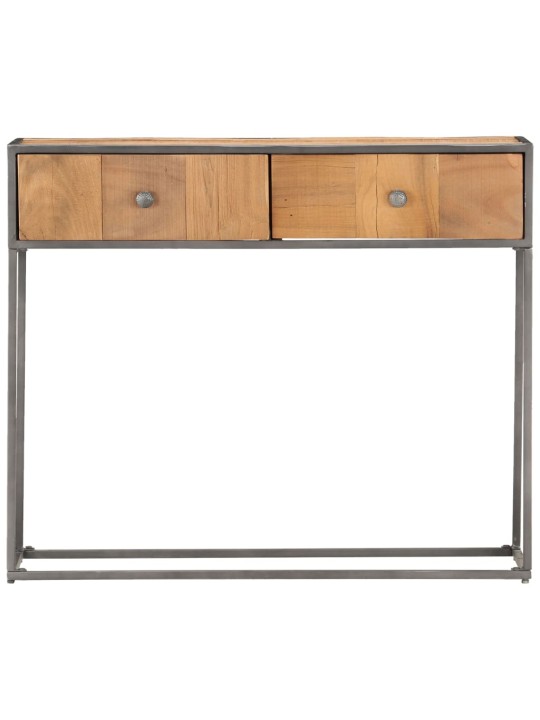 Konzolový stolek 90 x 30 x 75 cm masivní recyklované dřevo