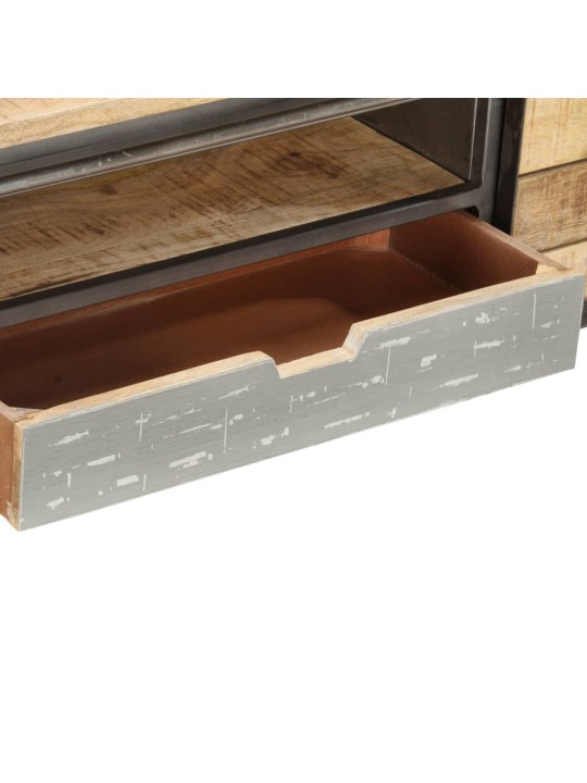 TV stolek 120 x 30 x 40 cm masivní mangovníkové dřevo