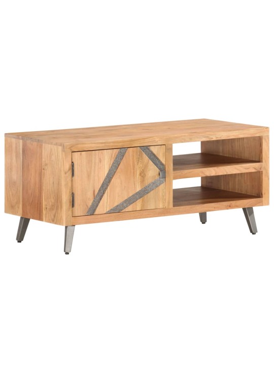 Konferenční stolek 90 x 45 x 40 cm masivní akáciové dřevo