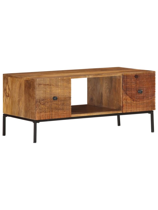 Konferenční stolek 90 x 45 x 40 cm masivní mangovníkové dřevo