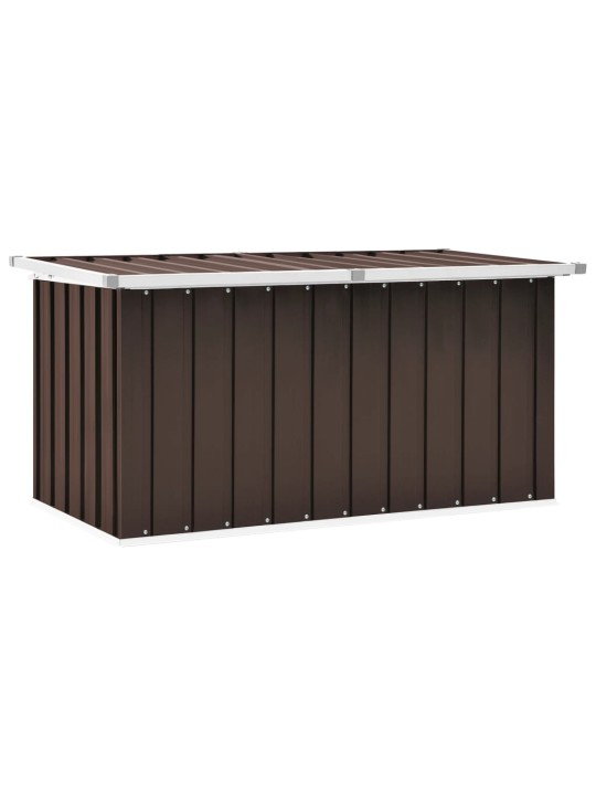 Zahradní úložný box hnědý 129 x 67 x 65 cm