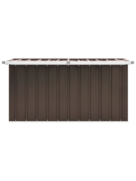 Zahradní úložný box hnědý 129 x 67 x 65 cm