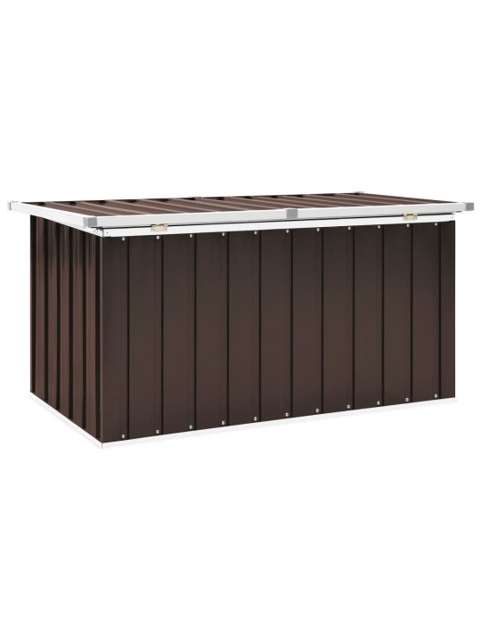 Zahradní úložný box hnědý 129 x 67 x 65 cm