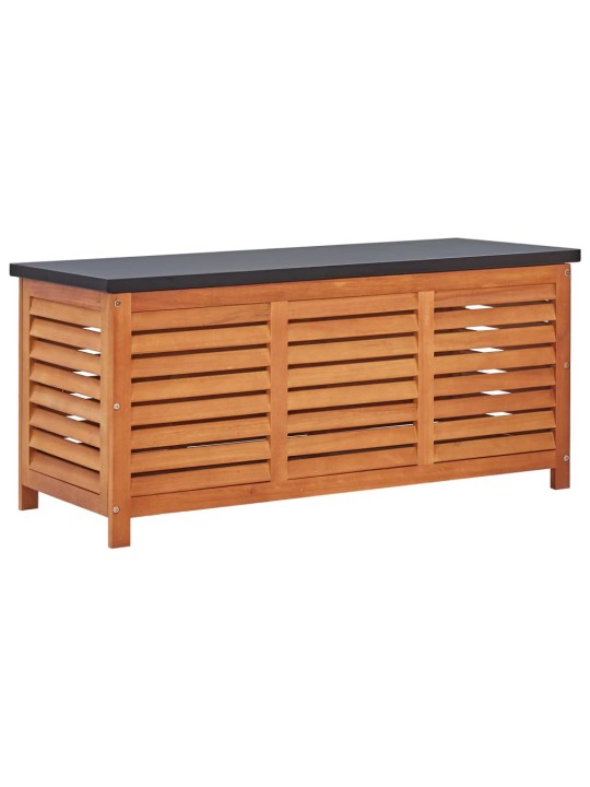 Zahradní úložný box 117 x 50 x 55 cm masivní eukalyptové dřevo