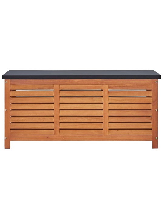 Zahradní úložný box 117 x 50 x 55 cm masivní eukalyptové dřevo