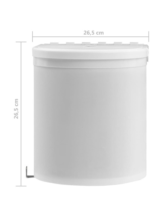 Kuchyňský vestavný odpadkový koš plast 8 l