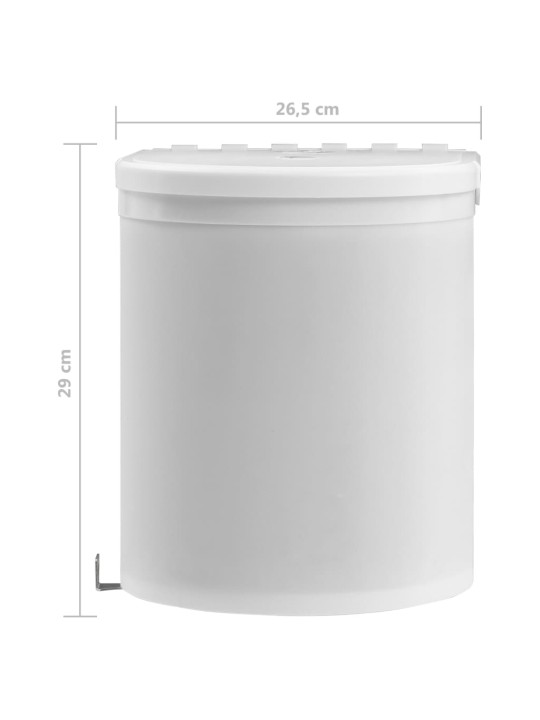 Vestavný odpadkový koš plast 12 l