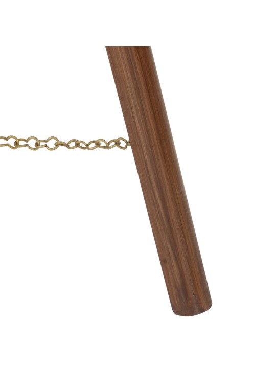 Stojací lampa na stativu masivní mangovníkové dřevo 97 cm