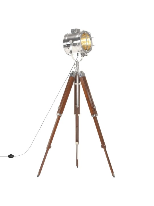 Stojací lampa na stativu masivní mangovníkové dřevo 165 cm