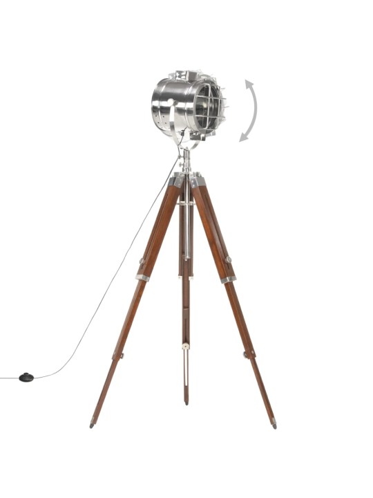 Stojací lampa na stativu masivní mangovníkové dřevo 165 cm