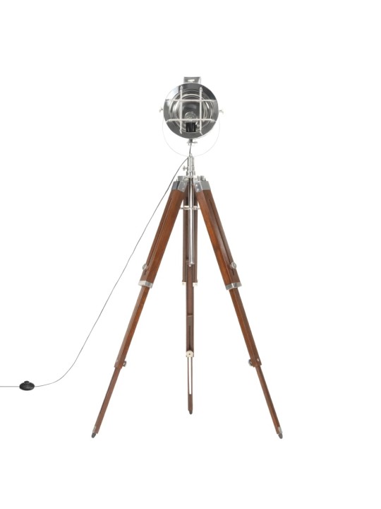 Stojací lampa na stativu masivní mangovníkové dřevo 165 cm