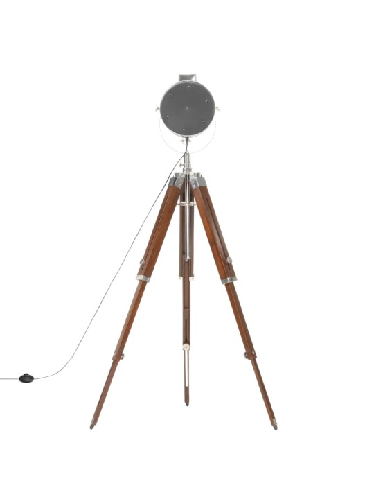 Stojací lampa na stativu masivní mangovníkové dřevo 165 cm