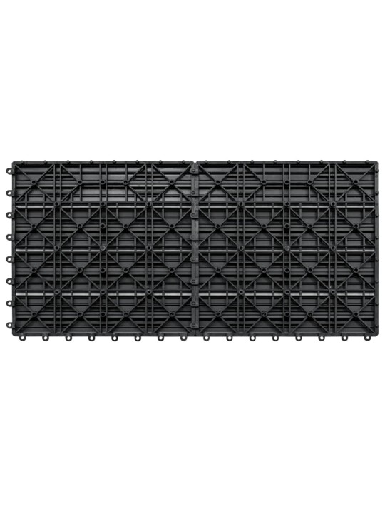 WPC dlaždice 60 x 30 cm 6 ks 1 m² šedé