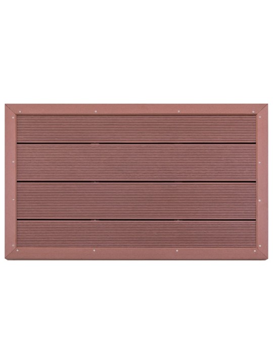Podlahový prvek pro solární sprchu hnědý 101 x 63 x 5,5 cm WPC