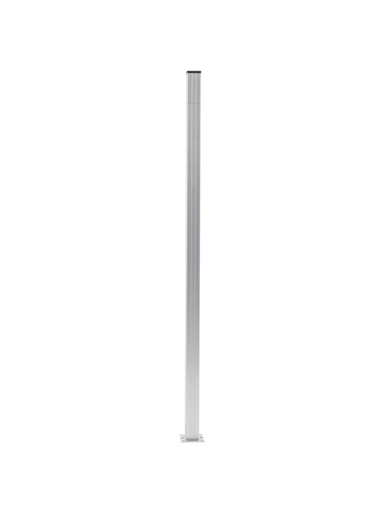 Plotové sloupky 2 ks hliník 185 cm