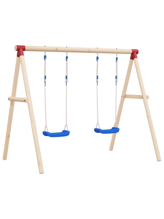 Houpačkové sedáky s lany 2 ks modré 37 x 15 cm polyethylen
