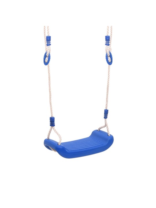 Houpačkové sedáky s lany 2 ks modré 37 x 15 cm polyethylen