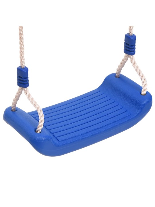 Houpačkové sedáky s lany 2 ks modré 37 x 15 cm polyethylen