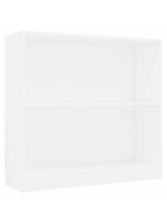 Knihovna bílá 80x24x75 cm kompozitní dřevo