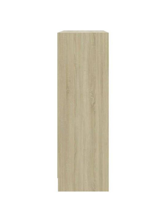 Knihovna dub sonoma 80x24x75 cm kompozitní dřevo