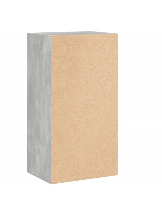 Knihovna 2 police betonově šedá 40 x 30 x 76,5 cm dřevotříska