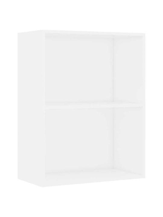 Knihovna bílá 60x30x76,5 cm kompozitní dřevo