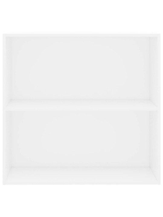 Knihovna bílá 80x30x76,5 cm kompozitní dřevo