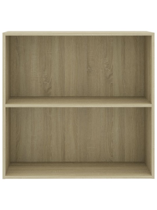 Knihovna dub sonoma 80x30x76,5 cm kompozitní dřevo