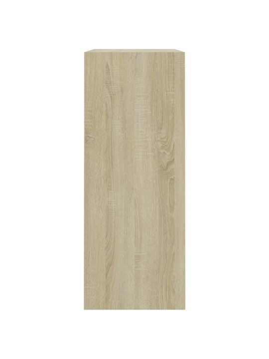 Knihovna dub sonoma 80x30x76,5 cm kompozitní dřevo