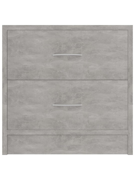 Noční stolky 2 ks betonově šedé 40x30x40 cm kompozitní dřevo