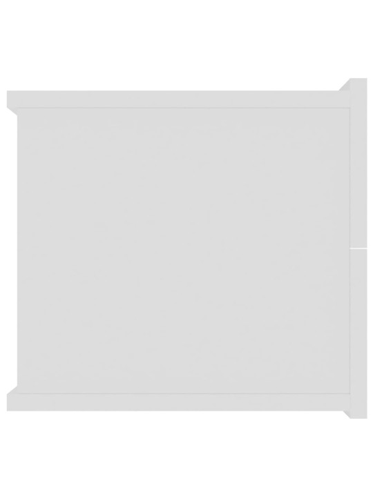 Noční stolky 2 ks bílé 40 x 30 x 30 cm kompozitní dřevo