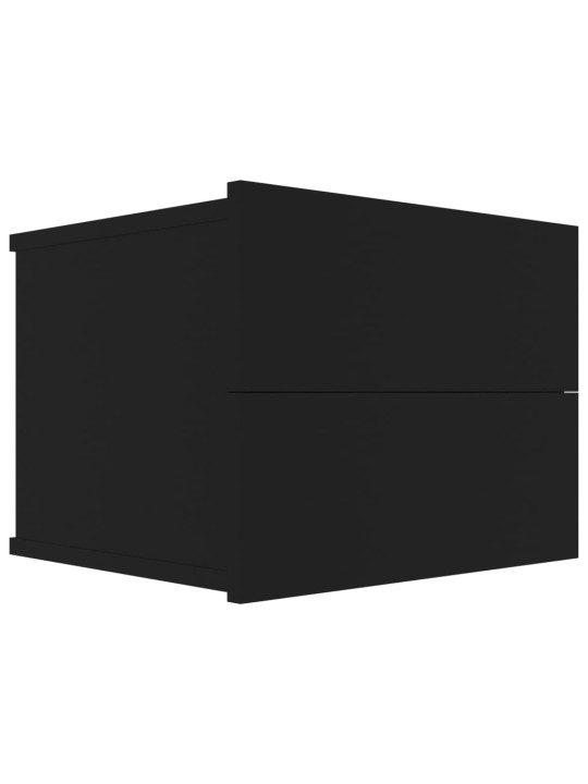 Noční stolky 2 ks černé 40 x 30 x 30 cm kompozitní dřevo