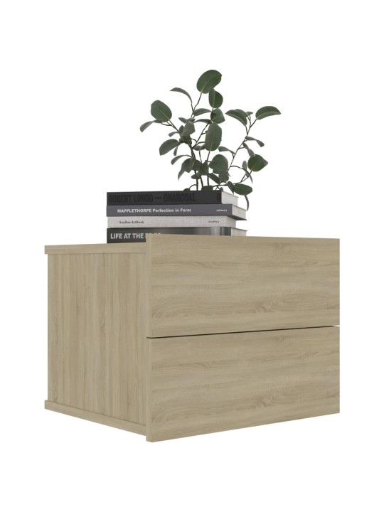 Noční stolky 2 ks dub sonoma 40 x 30 x 30 cm kompozitní dřevo