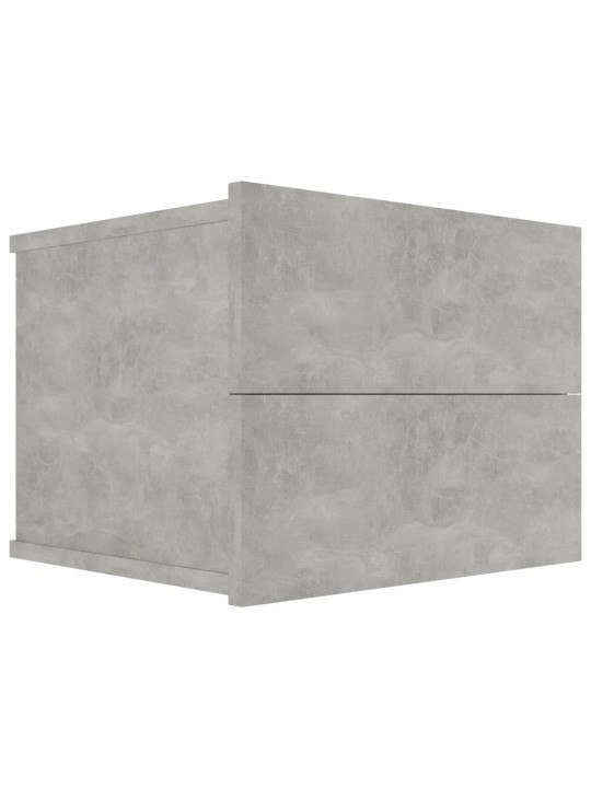 Noční stolky 2 ks betonově šedé 40x30x30 cm kompozitní dřevo